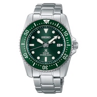 BNIB SEIKO PROSPEX SNE583P1 SNE583P SNE583 COMPACT SOLAR SCUBA DIVER GREEN DIAL STAINLESS STEEL BRACELET MEN WATCH