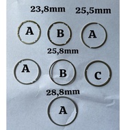 MESIN Ring for watch movements made of stainless steel plate (size 28.8mm to 28.8mm)