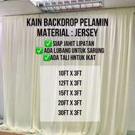 🔥Ready stock🔥Backdrop kain jc gread A untuk perkahwinan & Birthday party