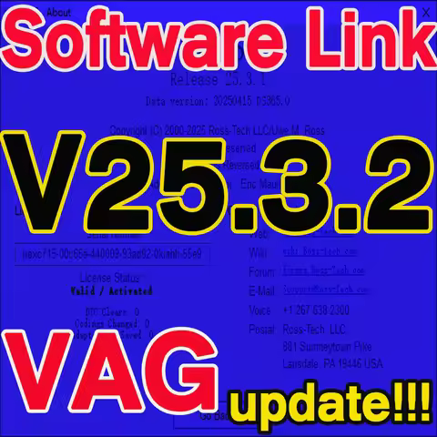 UPDATE SOFTWARE VAG-CO M OBD2 Scanner HE X V2 USB Interface FOR VW AUDI Skoda Seat Unlimited VINs At