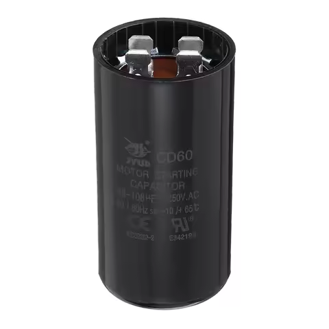 1/2Pcs CD60 Capacitor 88-1200 UF/Mfd 250 VAC CD60 Run Motor Start Capacitor for Electric Fan Motor S