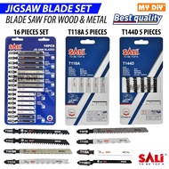 MYDIYSDNBHD - SALI High Quality Jigsaw Blade T Shank Jig Saw Cutting Blade for Wood Metal Plastic Et