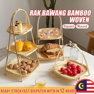 2/3 Bekas Bawang Viral Rak Bawang Bertingkat Bakul Bawang Weeding Shelf Tempat Bawang Rak Bawang Rot