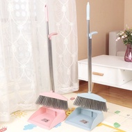 2-in-1 STAINLESS STEEL Broom AND Dustpan Set Economical HOME AND LIVING/ Broom AND Dustpan Set Broom