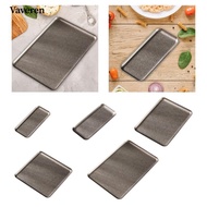 [Vaveren] BBQ Tray Easy Clean Food Tray Multipurpose Food Cafeteria Storage Tray Baking Sheet Displa