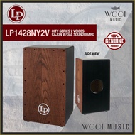 LP Latin Percussion LP1428NY2V City Series 2-Voice Cajon with Oak Soundboards