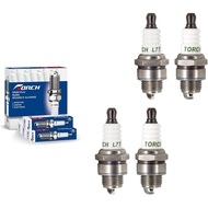 4PK TORCH L7T Spark Plug Replaces Champion CJ7Y CJ8Y, for NGK BPM7A BPM6A, for Bosch WS5F WS6F, for 