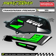 WIN Striping WIN Sticker Variation WIN UV TRANSPARENT CODE F.01 PREMIUM MAXDECAL MATERIAL