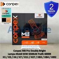 Conpex M8 Pro Douly Bright LED H1 H3 H4 H7 H11 H27 880 HB3 9003 HB4 9004 HIR2 9012 DC 12V 65W White 