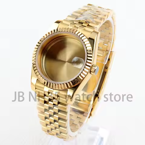 Watch Case 36mm/39mm Stainless Steel Sapphire Glass For Datejust NH35 NH36 Movement 28.5mm Dial Jubi
