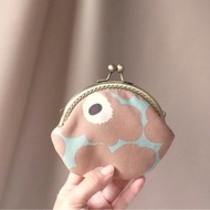 雲朵那堤 - 限量 Marimekko布料 餅乾口金包 / 小物耳機飾品 收納