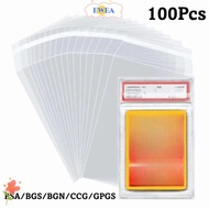 EWEA 100 Sheets PSA BGS Card Brick Film, Waterproof Transparent PSA BGS Slab Sleeve,  Durable Strong