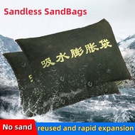 Sandless Sand Bags Water Activated Flood Barriers 70 100 150cm Alternative Sandbag Absorbent Prevent