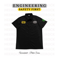 Heerock.id Workshirt - Engineering - Yellow Safety First - Patch Series