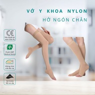 Jianimed High Quality Genuine Open Toe Medical Socks Nylon Material - Nylon Medical Socks