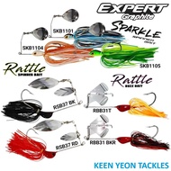 EXPERT GRAPHITE  SPARKLE SPINNER BAIT/ RATTLE SPINNER / BUZZ BAIT