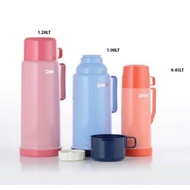 SHIMIZU VACUUM FLASK 0.45 ltr/1ltr & 1.2ltr_KEEP HOT UP TO 24HRS_THERMO AIR PANAS_BEKAS AIR PANAS/TH