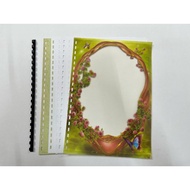 A4 Binding Set/Buku Skrap/  Project Paper /Buku Folio With Tracing Paper/Buku Project/ Buku Folio