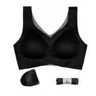 KISSY Official Flagship Store U-Back RUWEN Seamless Lace Platinum Strapless Bralette for Young Women