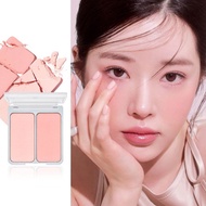 2aN Dual Tone Blush Pink Milk Soft Color Girl Group Brightening Girl Sensation Cosmetic Cheek Palett