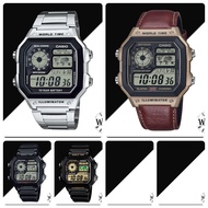 [WCO] AE-1200WH Series x Casio General ft. World Map Men Watch AE1200WHL AE1200WHD AE1200 AE-1200
