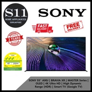 SONY A90J BRAVIA XR MASTER SERIES OLED 4K ULTRA HD HOGH DYNAMIC RANGE (HDR) SMART TV (GOOGLE TV) - 55'' , 65'' - FREE DELIVERY