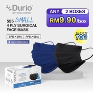 Durio 555 Small 4 Ply Surgical Face Mask (40 Pcs)