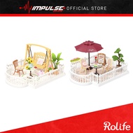 Robotime Rolife DIY Miniature House Kit Super Creator - (Sunny Break Terrace / Chic Cafe Terrace)