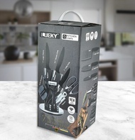 Bộ dao làm bếp cao cấp 7 món Lucky của Đức thiết kế đẹp chống dính không gỉ chuyên dùng cho nhà bếp
