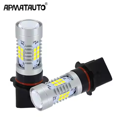 Apmatauto 2x No Errors 6000K White 42W P13W 21-SMS LED Bulbs DRL For 2008-12 Audi B8 model A4 or S4 