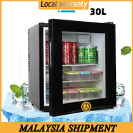 # 1 year warranty# Mini Fridge small refrigerator 30L Glass Door Frozen Mini Hotel Refrigerator Show