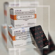 24 Alkaline C Sodium Ascorbate 100 capsules