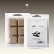 Pristine Scented Wax Cubes | Coffee Bean &amp; Vanilla | Garden | Essential Oil | 70g | Wax Melts for Home Decorations
