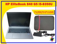 Laptop HP Elitebook 840 G5 i5 8th Gen i5-8350U 1.70GHz 8GB/16GB RAM 128GB/256GB/512GB M.2 SSD (Used)