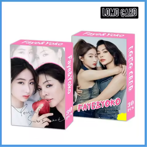 30 Pcs/Set Thai Drama Love Filling Blank FayeYoko Lomo Card Faye&Yoko Mini Postcard HD Photocard Cos