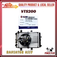 Original SYM VTS200 VTS-200 VTS 200 Radiator Assy Original with Blower Fan 19000-HMA-000 Water Tank 