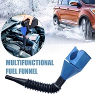 Fuel Oil Funnel Refueling Engine Oil Funnel Folding Telescopic Hose