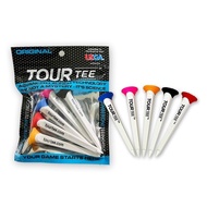 TEE TOUR TEE Golf Tee Long Spike Plastik Tee Pemegang Jarak Jauh Meletakkan Golf