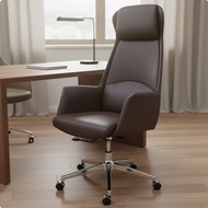 Adjustable Height Ergonomic Leather Office Chair All-Day Comfort High-Back Executive Chair Easy to C