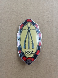 Emblem Plat merk sepeda onthel BSA