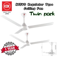 KDK Ceiling Fan KDK-K15VO 3 Blade 150cm/60" (2 unit)