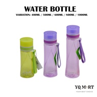 Tritan Water Bottle 400ML/500ML/600ML/800ML 1L Botol Air Bekas Air