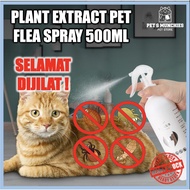 Cat Flea Spray Kutu Kucing 500ml Ubat Kutu Kucing Spray Paling Berkesan Sembur Kutu Kucing Ubat Kutu