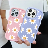 Smile Flower Phone Case For OPPO A78 A58 A98 A76 A36 A74 A5 A9 2020 F9 F11 Pro Realme C11 2021 C20 C