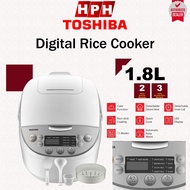 Toshiba Digital Rice Cooker RC-18DH1NMY (1.8L) / RC-10DH1NMY (1.0L) Periuk Nasi 智能电饭锅【HPH】