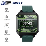 LOKMAT OCEAN 2 Anti-fatigue Sports Smart Watch 0.96'' TFT Screen Sleep Heart Rate Blood Pressure Monitor Multiple Smartw