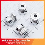 [2 Pieces]- GT2 Gear, 20 Tooth Pulley, 2mm Step, 7mm Belt Groove, 5mm Hole Tech Components