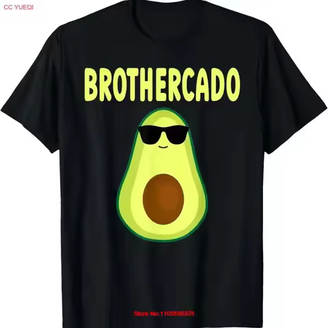 Brother Cado Funny Avocado Siblings Boys T Shirtns Men Shirt vintage Washed graphic Stylish streetwe