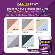 Sequoia Acrylic Interior Wall Gloss Colour Combination Selection / Cat Dalam / Cat Kilat Dinding (7)