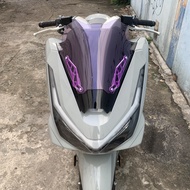 ชิวหน้าPCX160 ปี2025-2028 ชิวแต่ง2ชั้นพร้อมขาจับเท่ๆ (สีม่วงเท่ก่อนใคร)(ทางร้านสั่งผลิตสีนี้ขึ้นมาเป